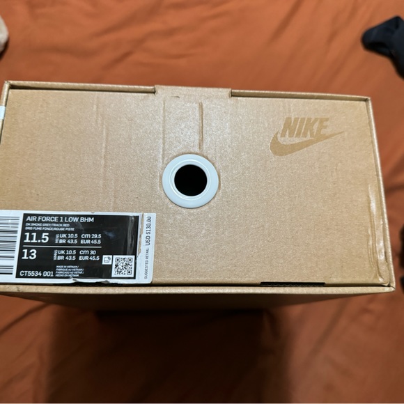 Nike Air Force one black history month 2020 size 11.5 - Picture 5 of 6